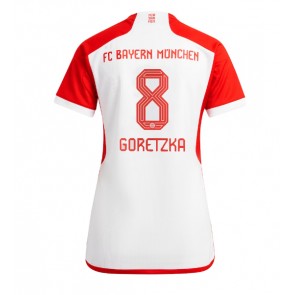 Bayern Munich Leon Goretzka #8 Replika Hjemmebanetrøje Dame 2023-24 Kortærmet